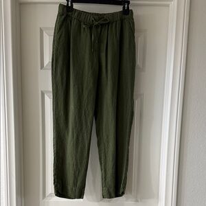 Caslon Women’s Tapered Pants in Green Bronze